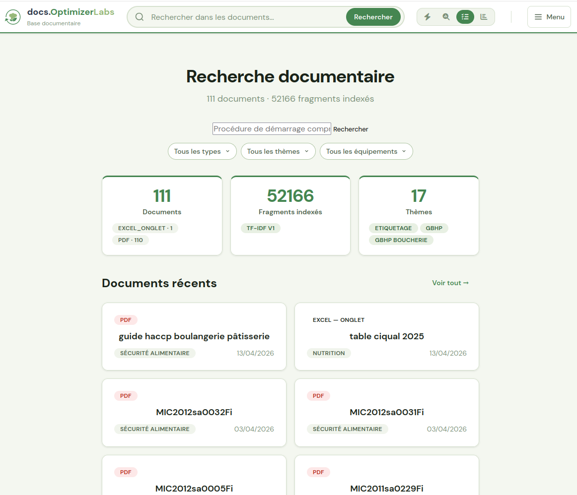 RAG Qualité en agroalimentaire et métiers de bouche